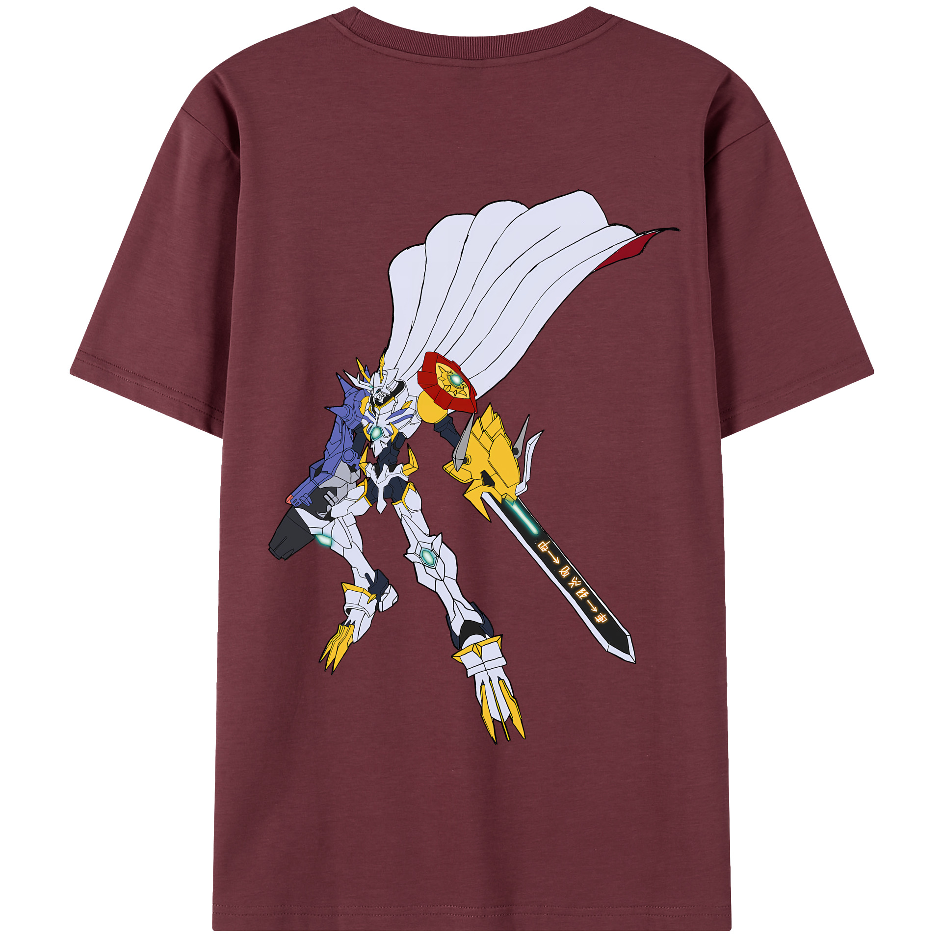 （画像用） Digimon デジタルモンスター/デジモン 綿100％半袖Tシャツ（背面プリント）